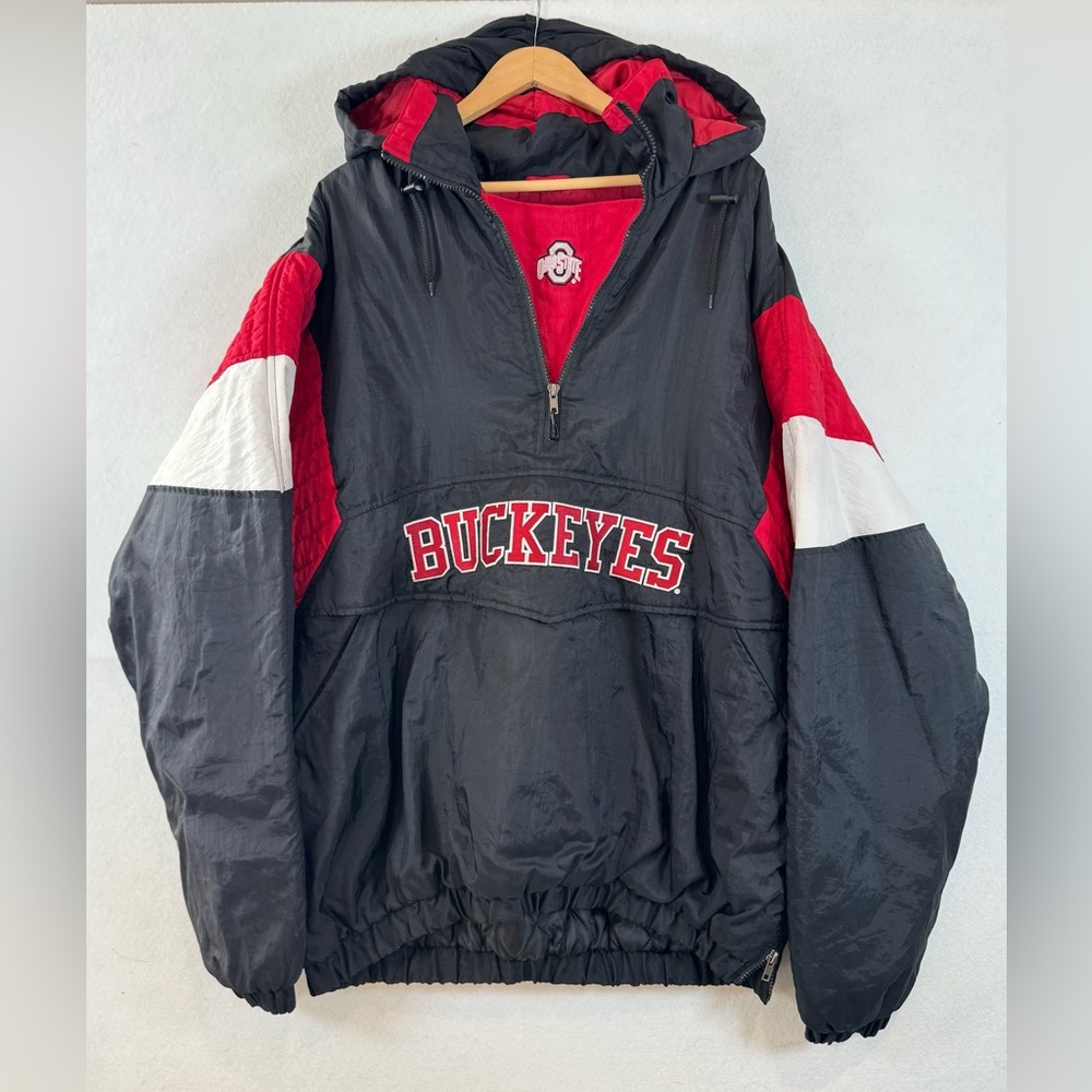 Vintage Ohio State University buckeyes Pullover Jacket